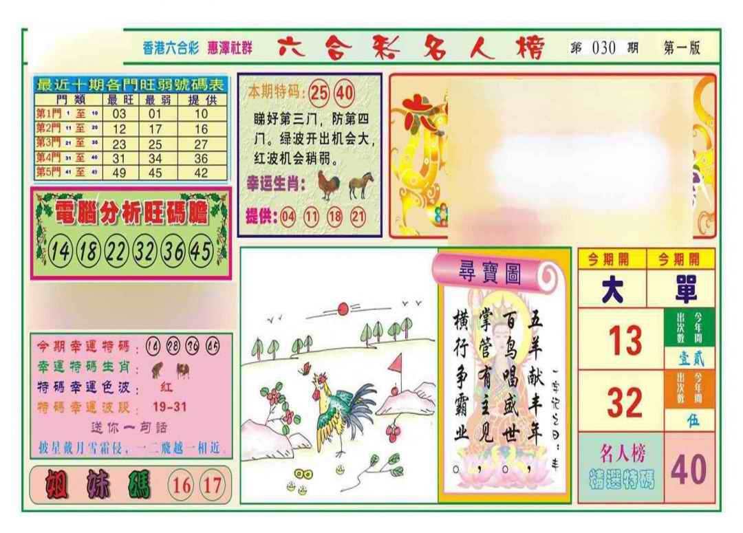 030期名人榜A(新图)[图]